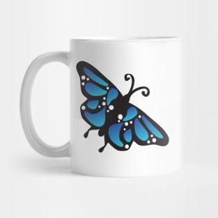 Blue Butterfly Mug